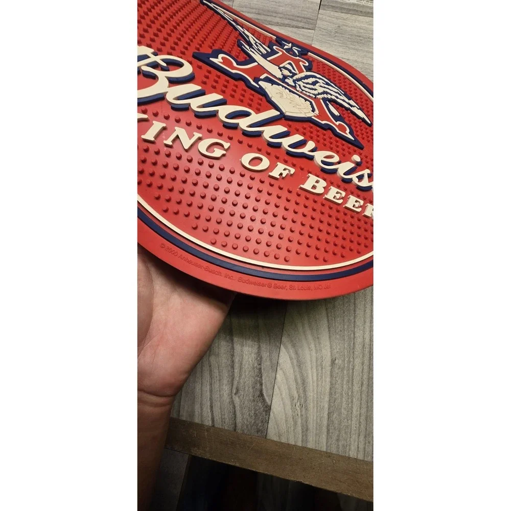 Budweiser rubber bar mat Circle